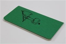 Arnold Palmer Signed Personal Masters Tournament Used Yardage Guide/Book JSA ALOA