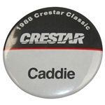 1988 Crestar Classic Caddie Badge from Arnie's Caddie - Arnold Palmer's Final Tournament Win 