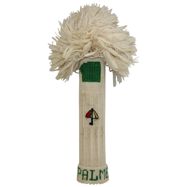 Arnold Palmers Personal Used Custom A. Palmer Cotton Driver Head Cover