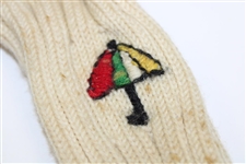 Arnold Palmer's Personal Used Custom 'A. Palmer' Cotton Driver Head Cover