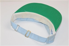 Arnold Palmer's Personal Worn Latrobe C.C. Lt Blue Visor