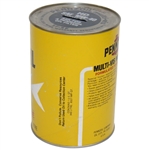 Arnold Palmer Signed Pennzoil Yellow 10W-40 Oil Quart Can JSA ALOA