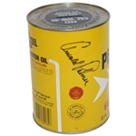 Arnold Palmer Signed Pennzoil Yellow 10W-40 Oil Quart Can JSA ALOA