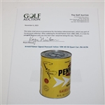 Arnold Palmer Signed Pennzoil Yellow 10W-40 Oil Quart Can JSA ALOA