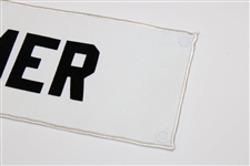 Arnold Palmer Match Used 'Palmer' Contestant Nameplate w/Grommets from Arnold Palmer's Caddie