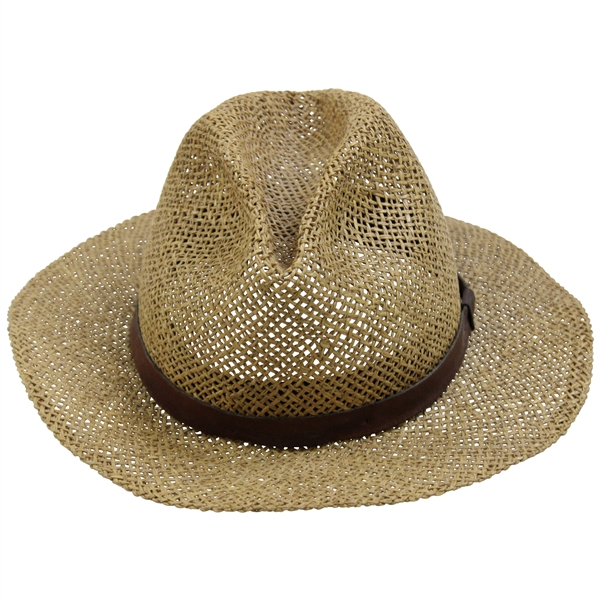 Arnold Palmers Personal Worn Straw Hat Gifted from Winnie Palmer - Favorite Hat
