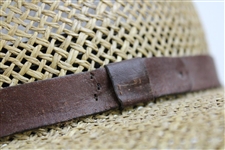 Arnold Palmer's Personal Worn Straw Hat Gifted from Winnie Palmer - Favorite Hat