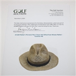 Arnold Palmer's Personal Worn Straw Hat Gifted from Winnie Palmer - Favorite Hat