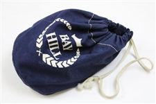 Arnold Palmer's Seventeen (17) Marked & Used Golf Balls in Bay Hill Navy Shag Bag from Arnie's Caddie