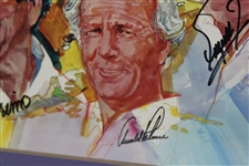 Palmer, Nicklaus, Trevino & Zoeller Signed The Skins Game PGA West Poster JSA ALOA