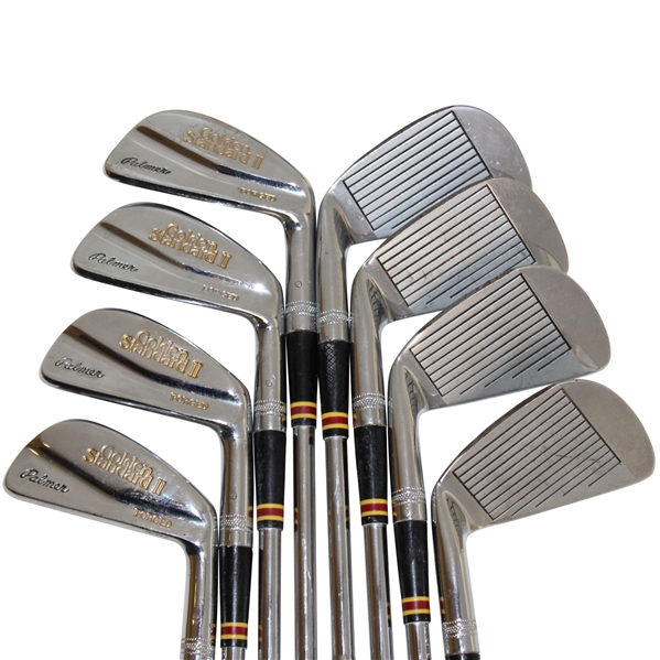 Arnold Palmers Personal c.1984 Match Used Golden Standard II Forged 2-9 Irons
