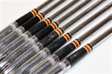 Arnold Palmer's Personal c.1984 Match Used Golden Standard II Forged 2-9 Irons