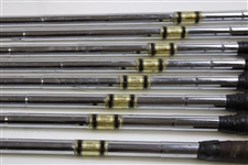 Arnold Palmer's Personal c.1984 Match Used Golden Standard II Forged 2-9 Irons