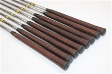 Arnold Palmer's Personal c.1984 Match Used Golden Standard II Forged 2-9 Irons