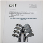 Arnold Palmer's Personal c.1984 Match Used Golden Standard II Forged 2-9 Irons