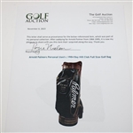 Arnold Palmers Personal Used c.1984 Bay Hill Club Full Size Golf Bag