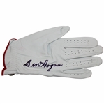 Ben Hogan Signed 'Hogan' Red & White LH Golf Glove - Size S JSA ALOA 