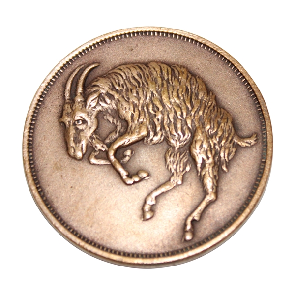 Oak Hill Country Club Bastian bros Co. Rochester, N.Y. Got Yer Goat Goat Medal