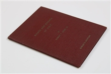 1935 Red Cover 'Rights & Wrongs of Golf' by Bobby Jones - Edward D. McIntosh 