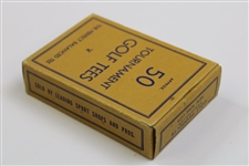 Vintage Large Box of Approx. Fifty (50) Tournament Golf Tees - The Perfect Balanced Tee