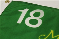 Rare 1994 Masters Tournament Emerald Green w/Yellow Logo Center Flag
