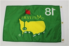 Rare 1994 Masters Tournament Emerald Green w/Yellow Logo Center Flag