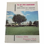 1960 US Open Championship at Cherry Hills CC Official Program - Arnold Palmer Winner