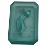 Heinrich Hoffman - Bobby Jones 1920-30s Art Deco Blue Cobalt Glass Dish Top