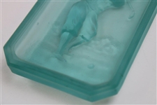 Heinrich Hoffman - Bobby Jones 1920-30's Art Deco Blue Cobalt Glass Dish Top