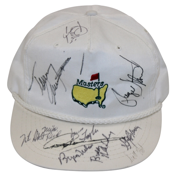 Nelson, Stewart, Brewer & others Signed Classic Masters Tournament Hat JSA ALOA