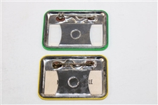 1980 & 1981 Masters Tournament Badges #205 & #317 - Scorer & Concession