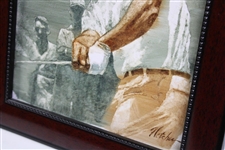 Arnold Palmer 'Follow Through' By Artist Robert Fletcher - Framed