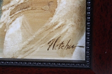 Arnold Palmer 'Follow Through' By Artist Robert Fletcher - Framed