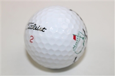 Sam Snead Signed Titleist Masters Logo Golf Ball JSA ALOA