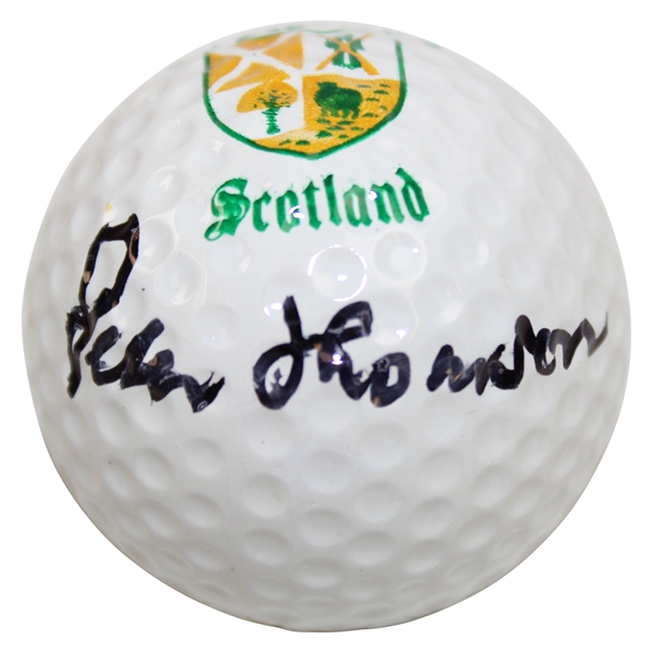 Peter Thomson Signed St. Andrews Scotland Logo Golf Ball JSA ALOA