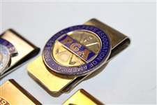 1977, 1979 & 1981 PGA Professional Championship Contestant Clips & One (1) PGA Member Clip