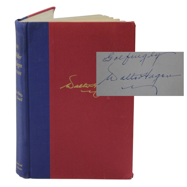 Walter Hagen Signed & Inscribed 1956 The Walter Hagen Story 1st Ed Book to Warren Orlick JSA ALOA