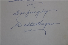 Walter Hagen Signed & Inscribed 1956 'The Walter Hagen Story' 1st Ed Book to Warren Orlick JSA ALOA