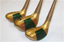 Former Coach Ara Parseghian Signed Notre Dame Driver, 3-Wood & 4 Wood JSA ALOA
