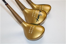 Former Coach Ara Parseghian Signed Notre Dame Driver, 3-Wood & 4 Wood JSA ALOA