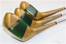 Former Coach Ara Parseghian Signed Notre Dame Driver, 3-Wood & 4 Wood JSA ALOA