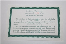 2011 Masters Tournament Limited Edition Wedge #013/250 with COA in Box 