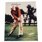 Ben Hogan Signed 8x10 Contact with Ball Color Photo JSA ALOA