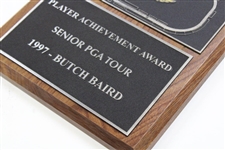 Butch Baird's 1997 Senior PGA Tour Achievement Award Plaque - Classic at the Brickyard