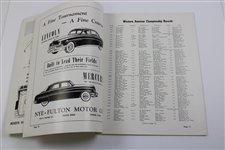 1951 Western Amateur Championship at South Bend CC Official Program w/Pairing Sheet