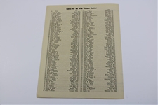 1951 Western Amateur Championship at South Bend CC Official Program w/Pairing Sheet