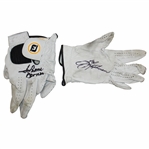 JoAnne Carner & Jan Stephenson Signed Personal Match Used Gloves JSA ALOA