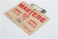 1970 Masters Tournament SERIES Badge #6961 - Billy Casper Win