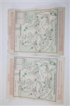 Complete 1963 Masters Thursday, Friday, Saturday & Sunday Pairing Sheets - Jack Nicklaus Winner