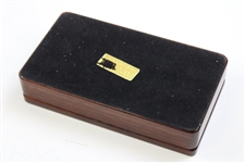 Augusta National Golf Club Cherry Wood Masters Circle Logo Keepsake Box